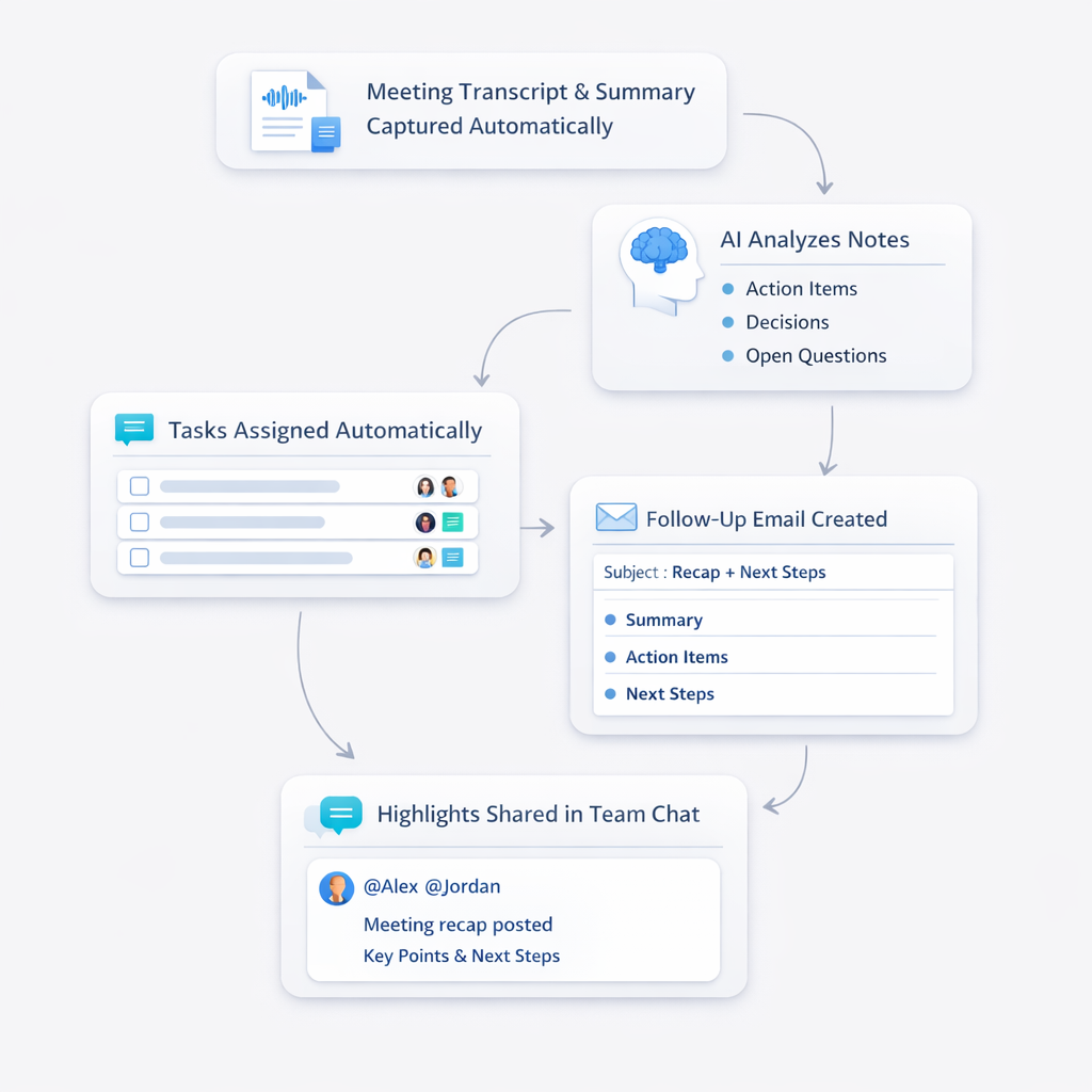 Automatic Meeting Follow-Ups with Owners & Deadlines